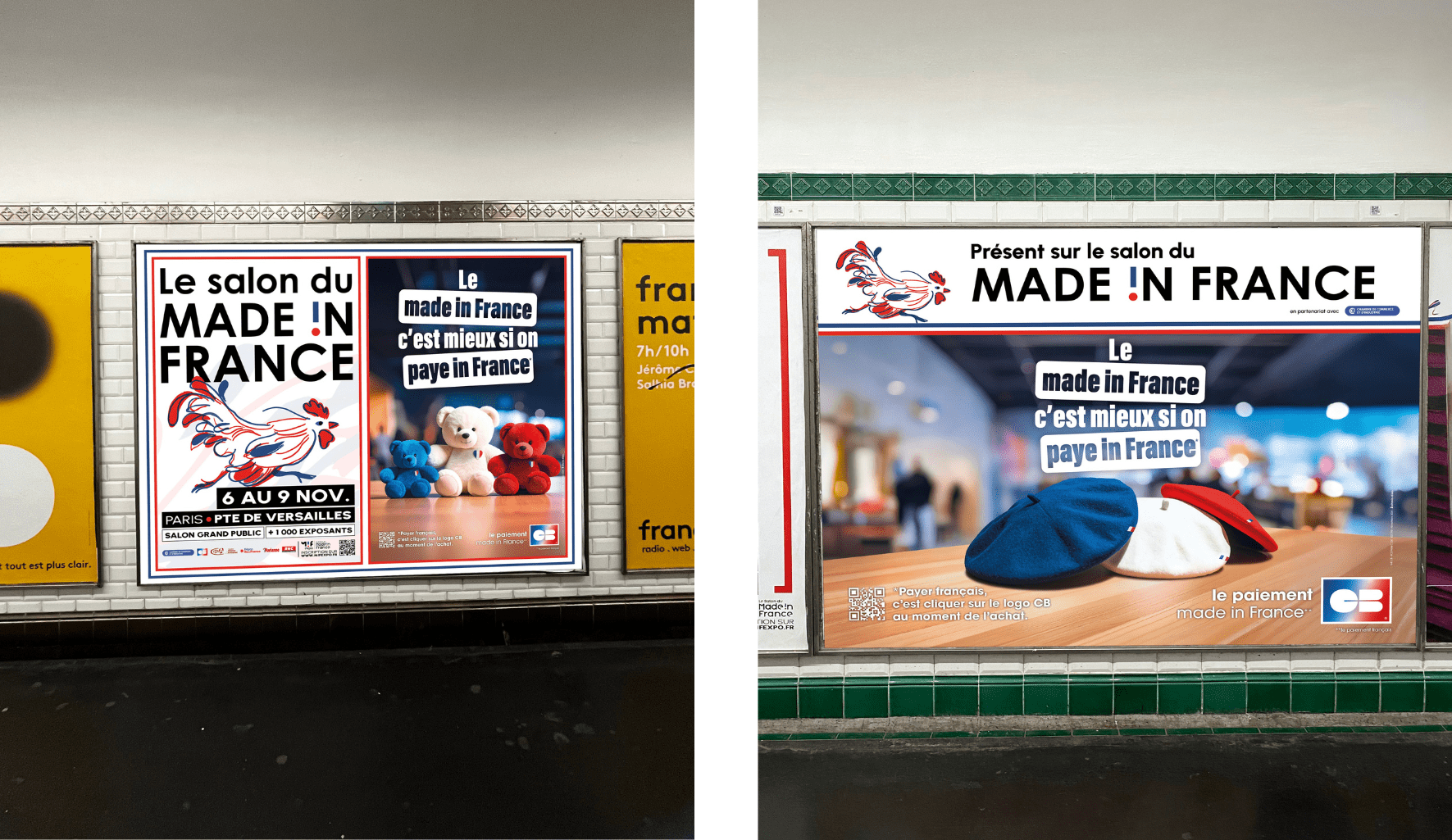 CB métro bérêts x nounours