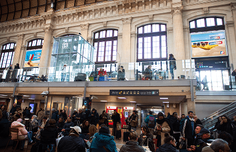 CB - Affichage Gare Bordeaux Saint-Jean