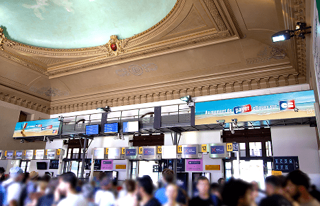 CB - Affichage Gare de Nice